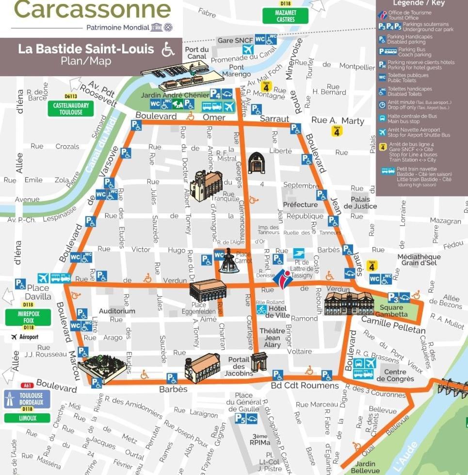La Maison De Camille Climatisation Parking Prive Wifi Carcassone Kültér fotó